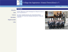 Tablet Screenshot of cdi-alumni.org